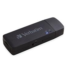 Verbatim MediaShare Mini USB 2.0/Wi-Fi Black card reader