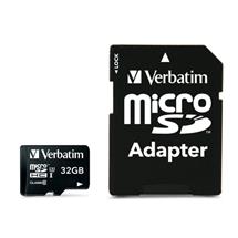 Data Storage | Verbatim Pro 32 GB MicroSDHC UHS Class 10 | In Stock