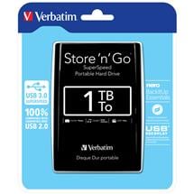 Verbatim Hard Drives | Verbatim Store 'n' Go USB 3.0 Portable Hard Drive 1TB Black