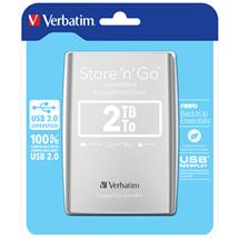 Verbatim Store "N Go  2Tb Usb 3.0 Silver | Quzo UK