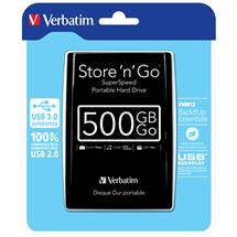 Verbatim Store "n" Go USB 3.0 Portable Hard Drive 500GB Black