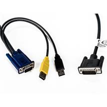 Vertiv Avocent 6foot 26pin to VGA target cable. Cable length: 1.8 m,
