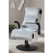 X Rocker Deluxe 4.1 Pedestal Console gaming chair Padded seat Grey