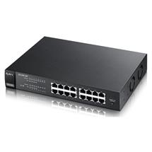 Zyxel ES110016P Unmanaged L2 Fast Ethernet (10/100) Black Power over