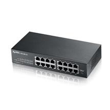 16 Port Gigabit Switch | Zyxel GS1100-16 Unmanaged Gigabit Ethernet (10/100/1000) Black