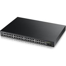 1U | Zyxel GS190048HP Managed L2 Gigabit Ethernet (10/100/1000) Power over