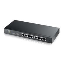 GS1900-8 | Zyxel GS1900-8 Managed L2 Gigabit Ethernet (10/100/1000) Black