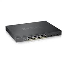 24 Port Gigabit Switch | Zyxel XGS193028HP Managed L3 Gigabit Ethernet (10/100/1000) Black