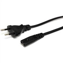 Power Cables | StarTech.com 1m (3ft) Laptop Power Cord, EU Plug to C7, 2.5A 250V,