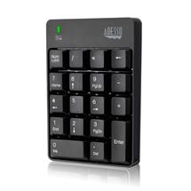 ADESSO Numeric Keypads | Adesso WKB-6010UB - Wireless Spill Resistant 18-Key Numeric Keypad