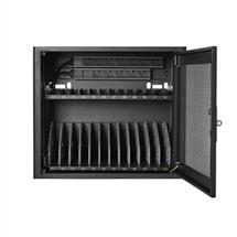 V7 Laptop/Tablet Charging Cabinet | V7 CHGSTA12AC-1K portable device management cart/cabinet Black