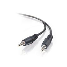 10m 3.5mm Male - Male Stereo Audio Cable - Black | Quzo UK