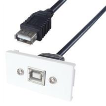 connektgear 0.2m AV SnapIn USB 2 Type B Module 25 x 50mm  Socket to