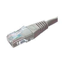 25m Cat5e RJ45 Grey U/UTP PVC 24AWG Flush Moulded Booted Patch Lead