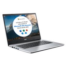 Acer Acer Aspire 1 A114-33 14 inch Laptop - (Intel Celeron N4020, 4GB, 64GB, Full HD Display, Micro | Aspire 1 N4500 14 INCH 4GB 64GB W10S Silver | Quzo UK