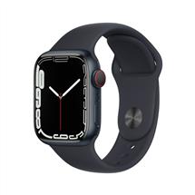 Apple Watch Series 7 OLED 41 mm Digital Touchscreen 4G Black WiFi GPS