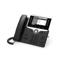 Cisco 8811, IP Phone, Black, Wired handset, Desk/Wall, LCD, 800 x 480