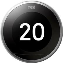 Learning Thermostat | Nest Learning thermostat WLAN Steel | Quzo UK