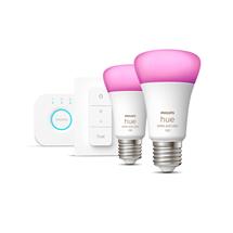 Philips Hue White and colour ambience Starter kit: 2 E27 smart bulbs