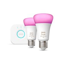 Philips Hue White and colour ambience Starter kit: 2 E27 smart bulbs