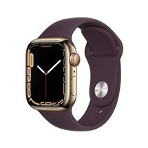 S7 | Apple Watch Series 7 OLED 41 mm Digital Touchscreen 4G Gold WiFi GPS