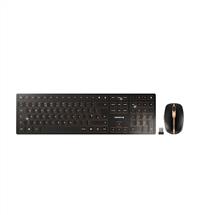 CHERRY DW 9100 SLIM keyboard Mouse included RF Wireless + Bluetooth
