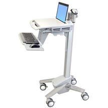 Ergotron Multimedia Carts & Stands | Ergotron StyleView EMR Laptop Cart, SV40 Aluminium, Grey, White