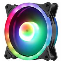 JEDEL CPU Fans & Heatsinks | Jedel 12cm Halo Dual Ring RGB Case Fan, Fluid Dynamic, 1200 RPM