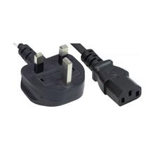 Manhattan Power Cord/Cable, UK 3pin plug to C13 Female (kettle lead),