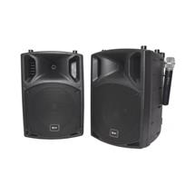 Qtx PAV10 loudspeaker 2-way Black Wired & Wireless
