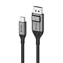 Grey | ALOGIC ULMDPDP01SGR DisplayPort cable 1 m Mini DisplayPort Black,