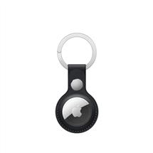 Apple Cases & Protection | Apple AirTag Leather Key Ring - Midnight | Quzo UK
