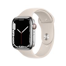 Apple Watch Series 7 OLED 45 mm Digital Touchscreen 4G Silver WiFi GPS