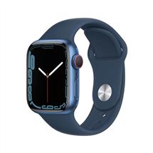 Apple Watch Series 7 OLED 41 mm Digital Touchscreen 4G Blue WiFi GPS