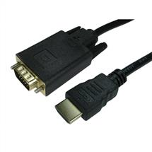 Cables Direct 77HDMIVGCAB022 video cable adapter 1.8 m HDMI VGA (DSub)