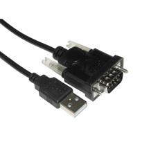 Cables Direct CDLSB-901 serial cable Black 1 m USB Type-A DB-9