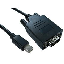 CABLES DIRECT Video Cable | Cables Direct Mini DP/VGA 2m Mini DisplayPort VGA (D-Sub) Black