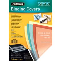 FELLOWES Binding Covers | Fellowes 5375901 binding cover A4 Plastic, PVC Transparent 100 pc(s)