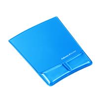 Mouse Pads | Fellowes Health-V Crystal Mouse Pad/Wrist Support Blue