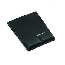 Fellowes Mouse Mat Wrist Support  HealthV Mouse Pad with Antibacterial