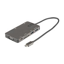 StarTech.com USB C Multiport Adapter  HDMI 4K 30Hz or VGA Travel Dock