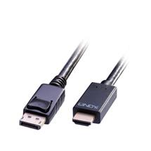 Lindy 0.5m DisplayPort to HDMI 10.2G Cable | In Stock