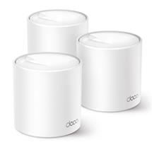 TPLink AX3000 Whole Home Mesh WiFi 6 System, 3Pack, White, Internal,