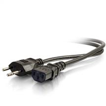 C2g Power Cables | C2G 2m, SEV 1011 - C13 IEC Black C13 coupler | Quzo