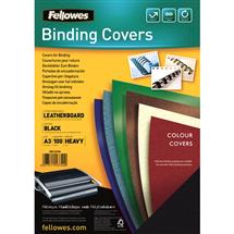 FELLOWES Binding Covers | Fellowes FSC Certified Leathergrain Covers | Quzo