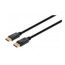 Manhattan Displayport Cables | Manhattan DisplayPort 1.4 Cable, 8K@60hz, 2m, PVC Cable, Male to Male,
