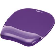 Fellowes Mouse Mat Wrist Support  Crystals Gel Mouse Pad with Non Slip