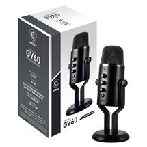 Gaming Microphone | MSI IMMERSE GV60 STREAMING MIC 'USB TypeC Interface and 3.5mm Aux, For