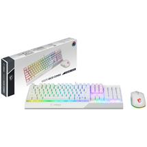 MSI Keyboards | MSI VIGOR GK30 COMBO WHITE UK RGB MEMchanical Gaming Keyboard + Clutch