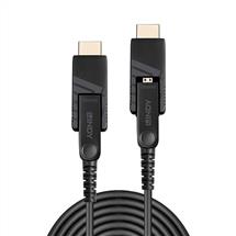 Lindy 20mFibre Optic Hybrid MicroHDMI 18G Cable, 20 m, HDMI Type D